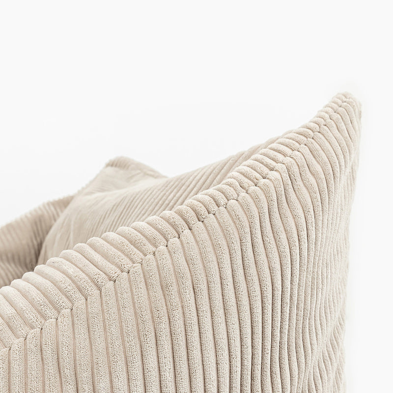 Natalia Cord Armchair Bean Bag - Natural
