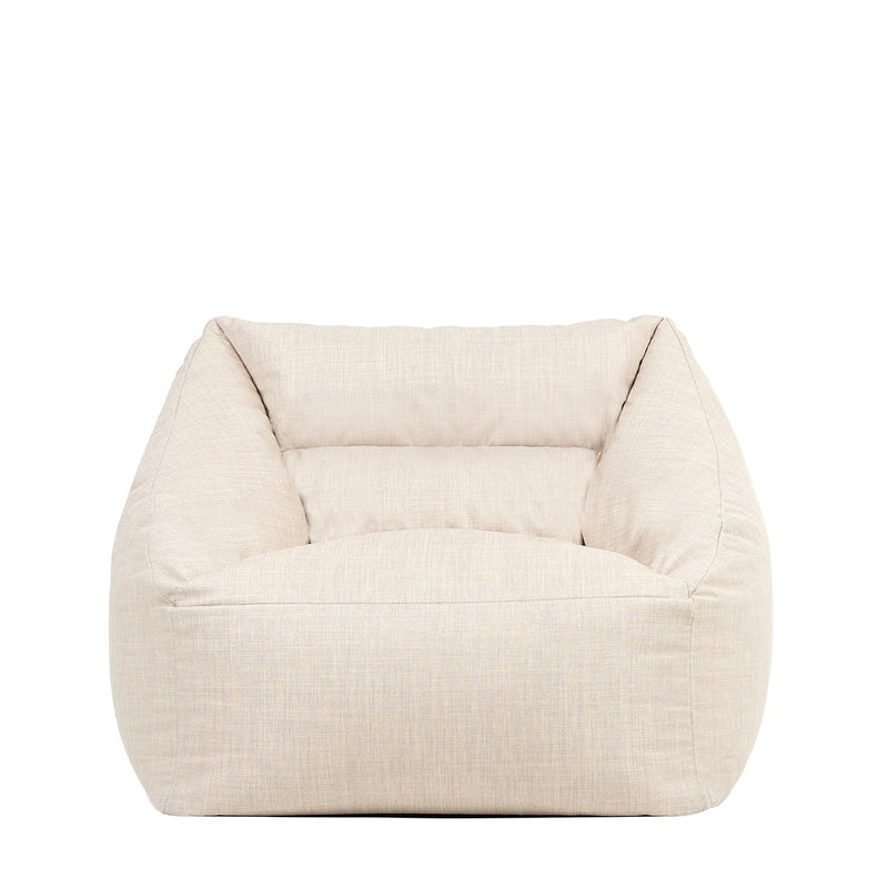 Natalia Indoor-Outdoor Armchair Bean Bag - Natural
