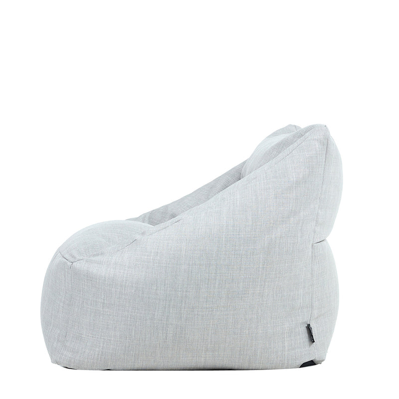 Natalia Indoor-Outdoor Armchair Bean Bag - Grey