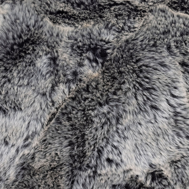 Faux Fur Cocoon Bean Bag - Grey