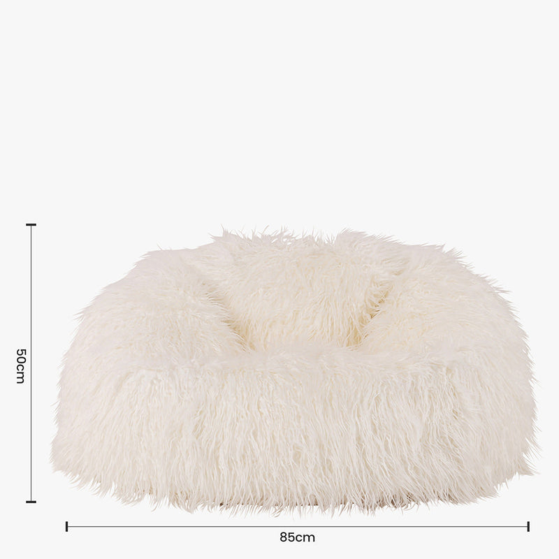 Kingston Mongolian Faux Fur Bean Bag