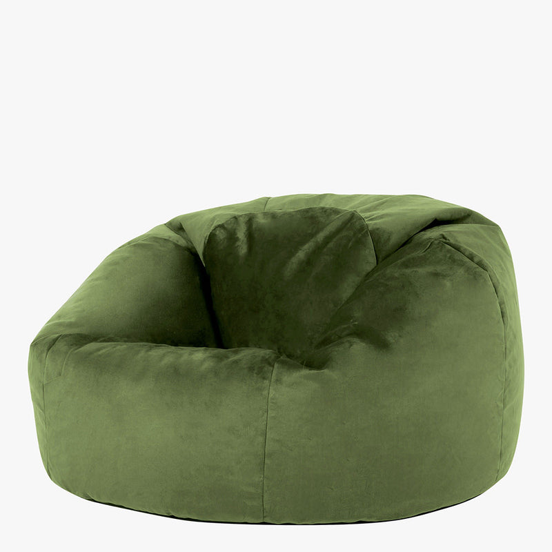 Kingston Velvet Classic Bean Bag - Sage Green