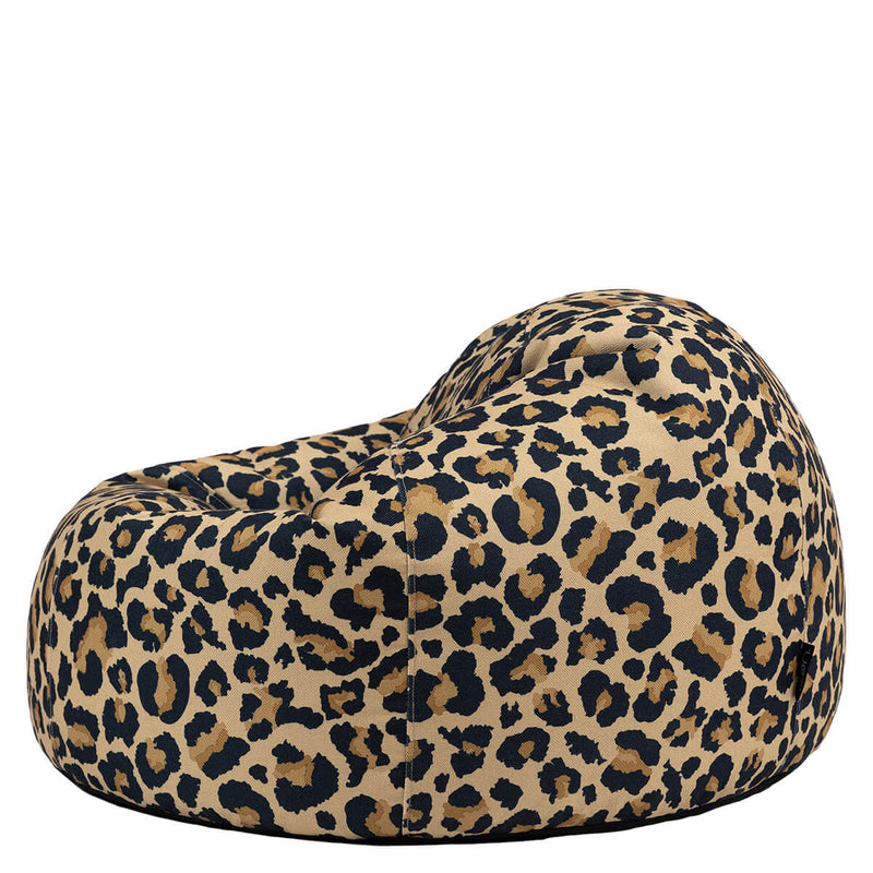 Kingston Leopard Print Woven Classic Bean Bag