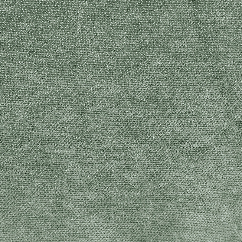 Amara Chenille Square Footstool - Sage Green