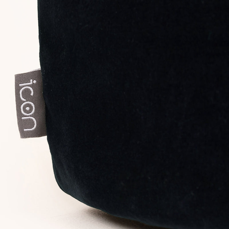 Milano Velvet Pouffe Footstool - Midnight Blue