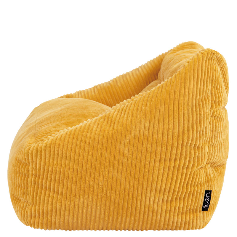 Kids Cecilia Corduroy Sofa Bean Bag - Yellow