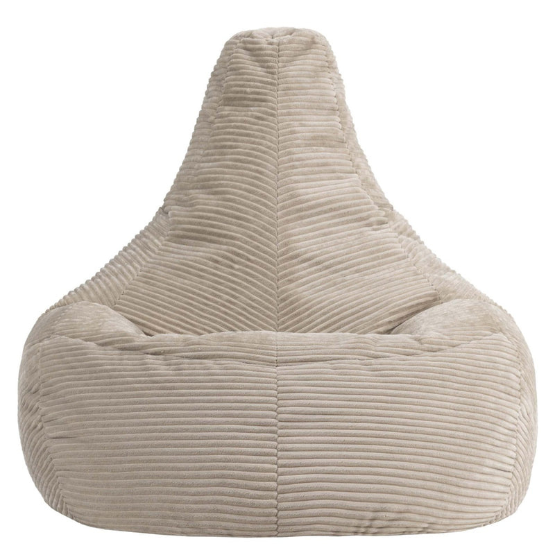 Dalton Corduroy XL Recliner Bean Bag - Natural
