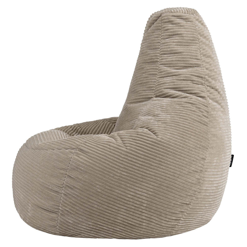 Dalton Corduroy XL Recliner Bean Bag - Natural
