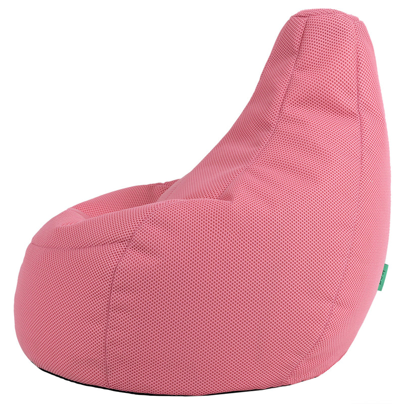Gaming Performance Mesh XL Recliner Bean Bag - Rose Pink