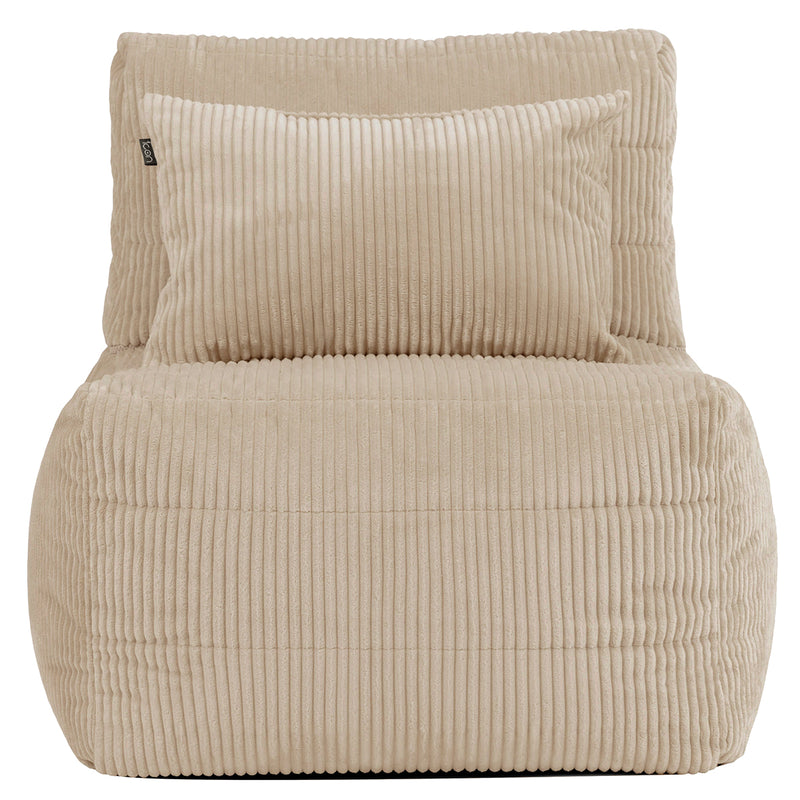 Noa Modular Bean Bag Chair - Jumbo Cord - Stone