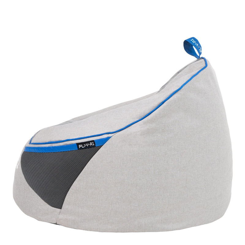 Alpha Kids Gaming Bean Bag Chair - Grey